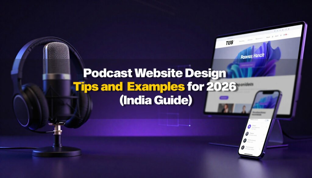 Blog header Podcast Website Design